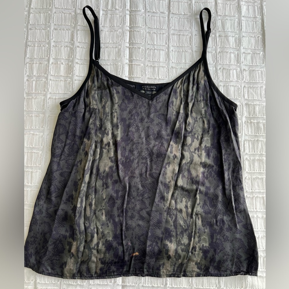 ALL SAINTS Tami Masala Top Cami Woman’s Size 6